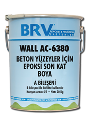 WALL AC 6380  Beton Yüzeyler İçin Epoksi Esaslı Son Kat Boya